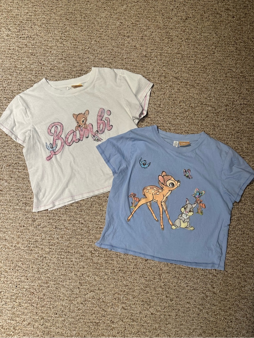 Disney Bambi Women’s Crop Tops- set of 2